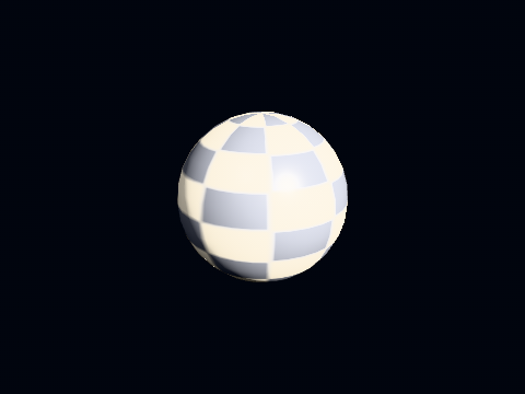 The same model under the PBR model: Cook-Torrance specular, the flat ambient, one sun.